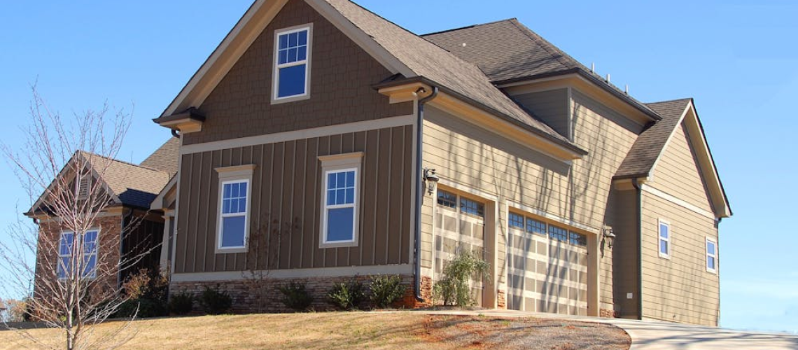 a house with a new roof.